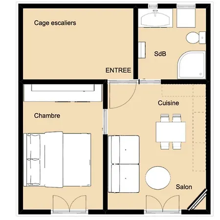 Les Meubles De Luchon - La Perle Bleue - Centre Luchon, Beau T2, 2 A 4 Personnes, Wifi *