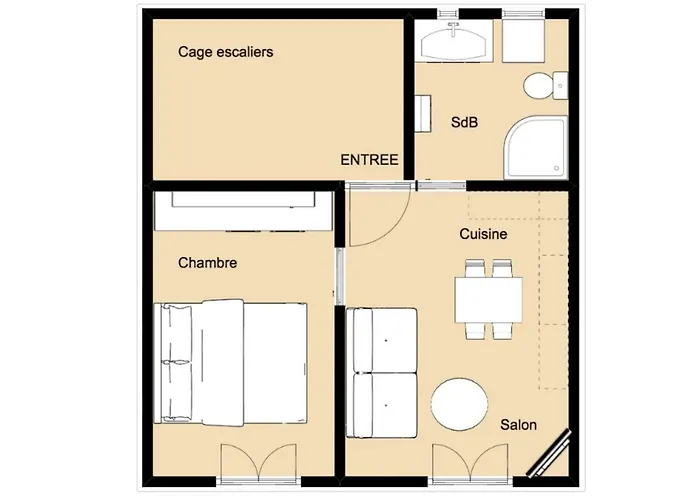 Les Meubles De Luchon - La Perle Bleue - Centre Luchon, Beau T2, 2 A 4 Personnes, Wifi *